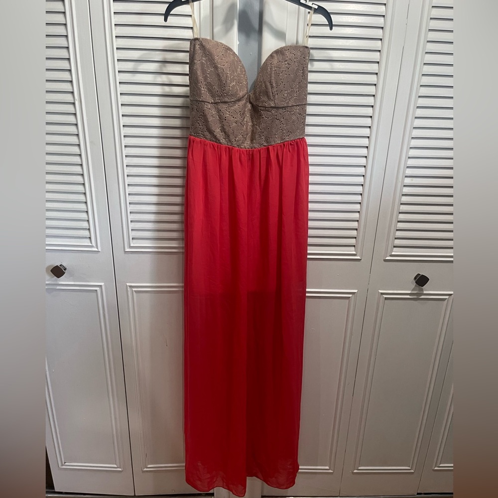 Windsor bustier maxi dress